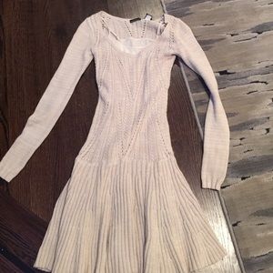 Long sleeve sweater dress