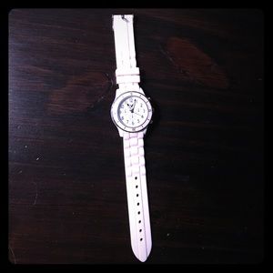 Modern white watch