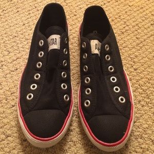 Back converse slip ons never worn