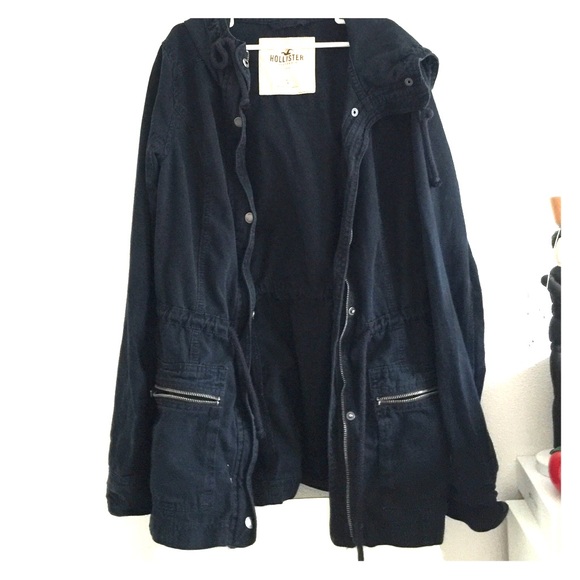 Navy blue utility jacket