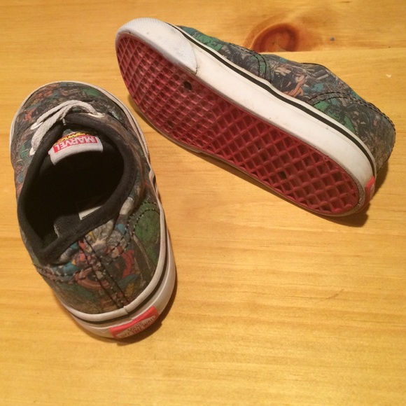 marvel vans toddler size 8