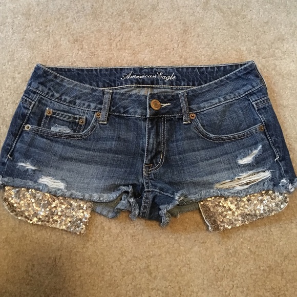 American eagle sequin pocket shorts Clearance