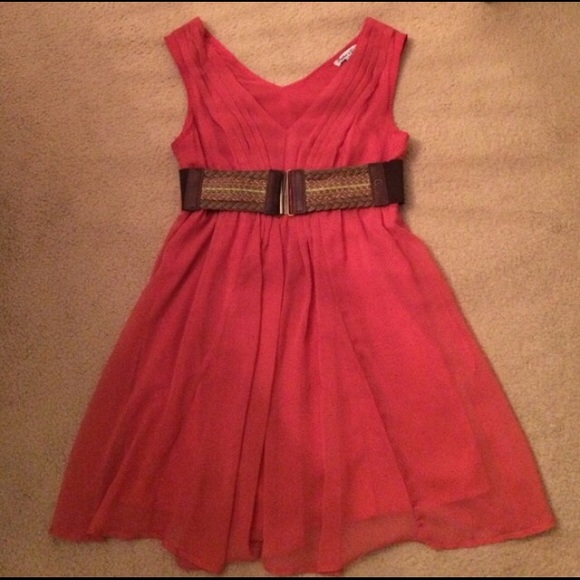 Coral Colored Dress