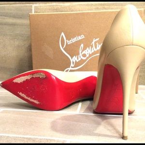 Christian Louboutin 120mm Nude So Kate size 39