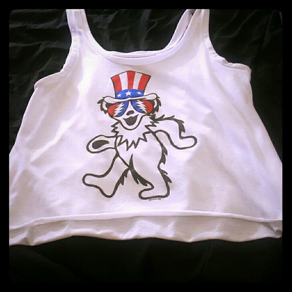 Greatful Dead crop top size L