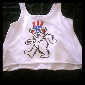 Greatful Dead crop top size L