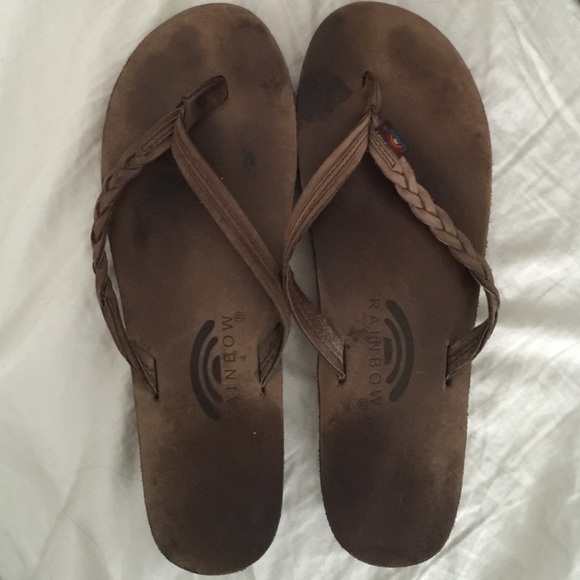 Rainbow Sandals with Braided Strap