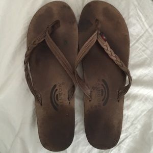 Rainbow Sandals with Braided Strap