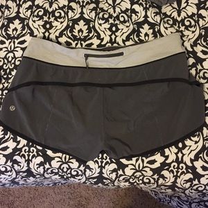 Gray lulus/brand new/ 4 way stretch speed short