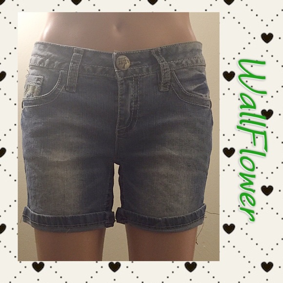 WallFlower Premium Cuffed Shorts