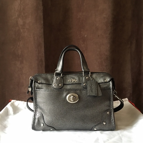 ‼️Sold ✨ Coach Rhyder in Gunmetal
