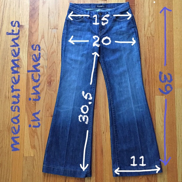 Gorgeous pair of David Kahn wide-leg jeans - Picture 4 of 7