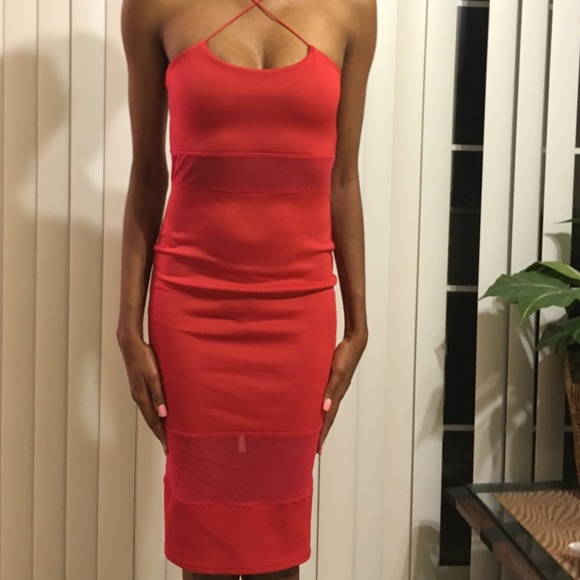 Red Forever 21 Dress Midi
