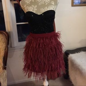 Forever 21 , black, beaded bustier top ! New !