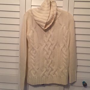 Lands end cowl neck knitted sweater