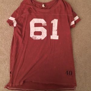 We The Free football tee