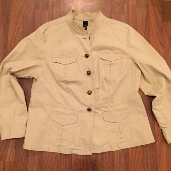 Lane Bryant military jacket