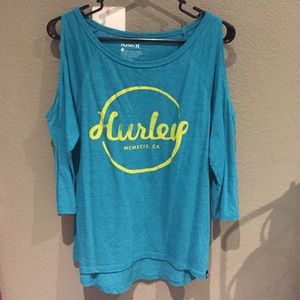 Hurley open shoulder top