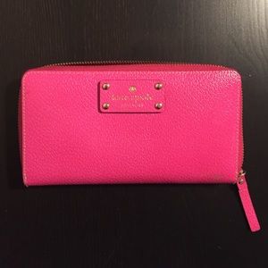 kate spade pink neda wellesley wallet