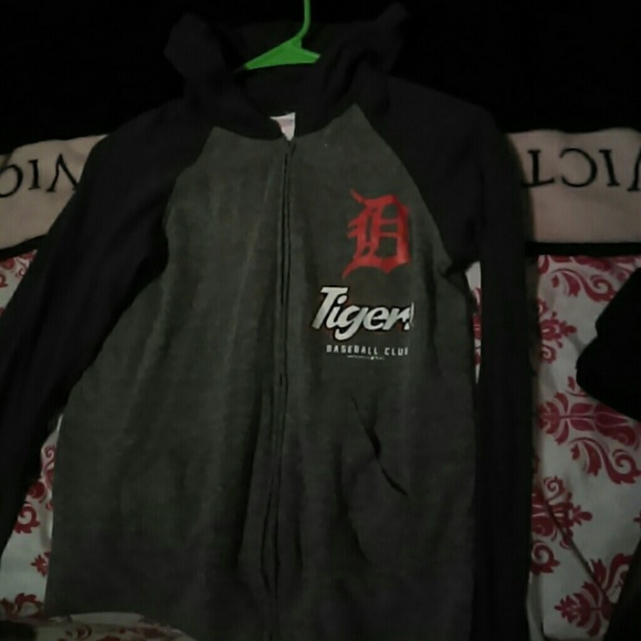Detroit tigers light zip up hoodie - Picture 1 of 2
