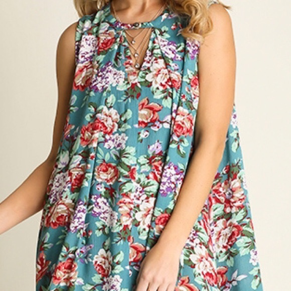 ☀SALE☀️Jade Floral Dress/ Maxi Tunic - Picture 3 of 4