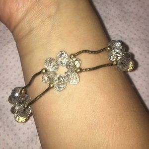 Gorgeous Crystal like bracelet gorgeous.