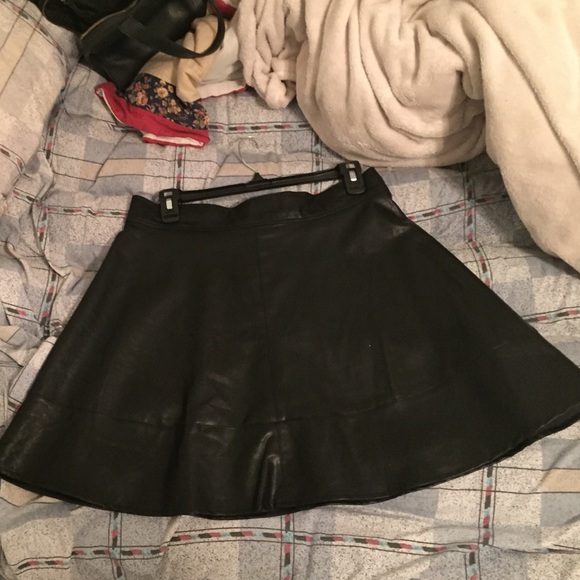 Akira Chicago Black Label Leather Skirt