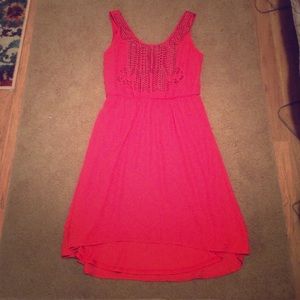 Orange dress with embellished top! NWT!!
