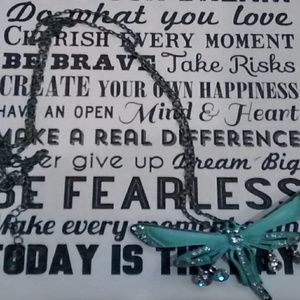 Dragon Fly Necklace, Boho, Hippie