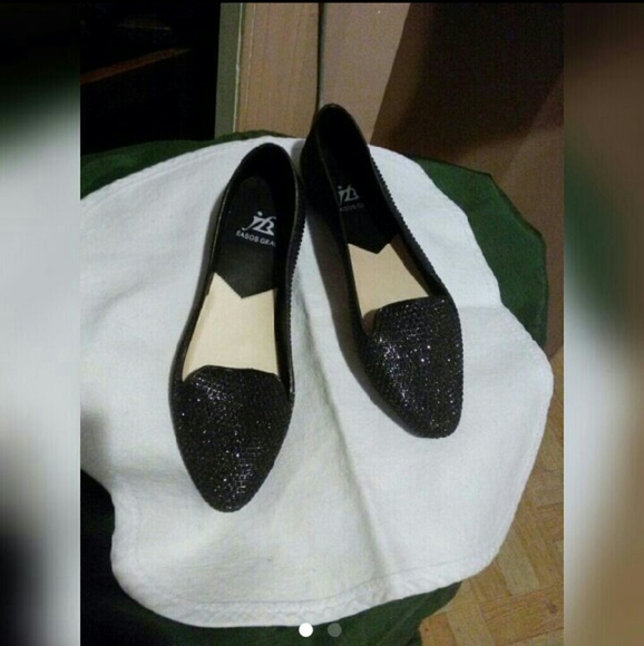 🚫SOLD🚫  Sparkling black jelly flats