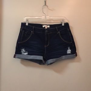 NWOT Dark Blue Denim Shorts