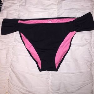 Pink Victoria secret large bikini bottoms