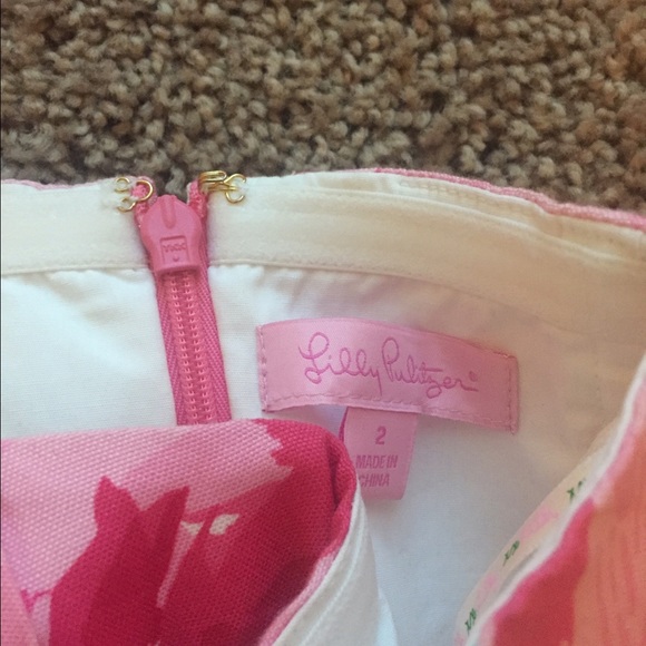 Hotty Pink First Impression Dress Sz2 EUC - Picture 3 of 3