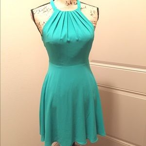 Express halter fit & flare summer dress