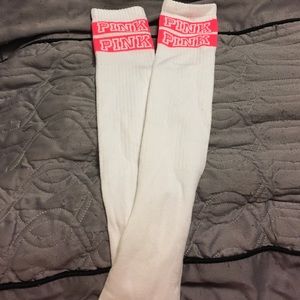 VS PINK knee socks - brand new!