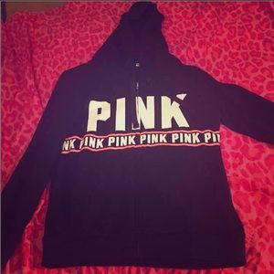 VS PINK FULL ZIP HOODIE
