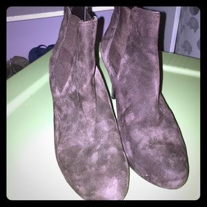 Leather Ann Taylor Loft ankle boots