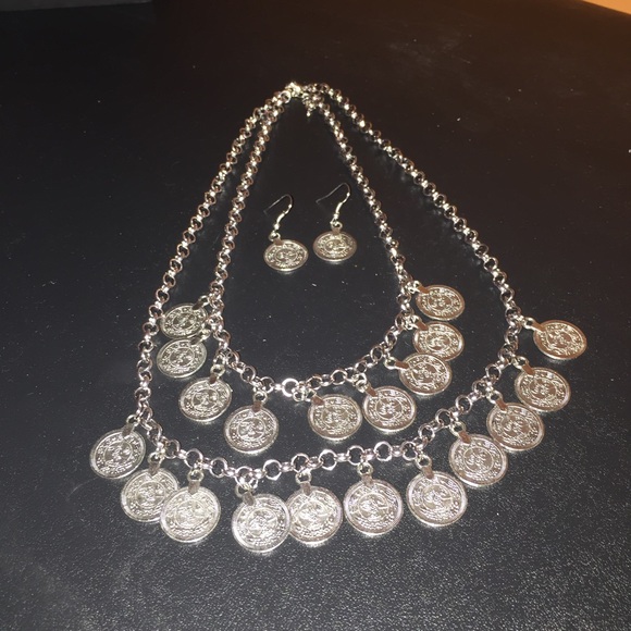 Boho Necklace & Earring Set
