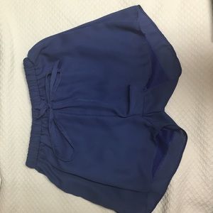 Stretchy blue shorts
