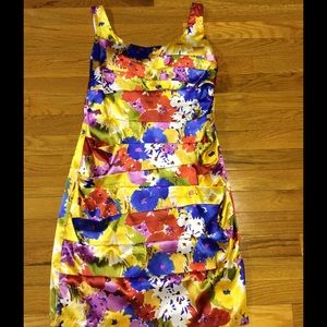Cute sleeveless colorful bandage dress 12