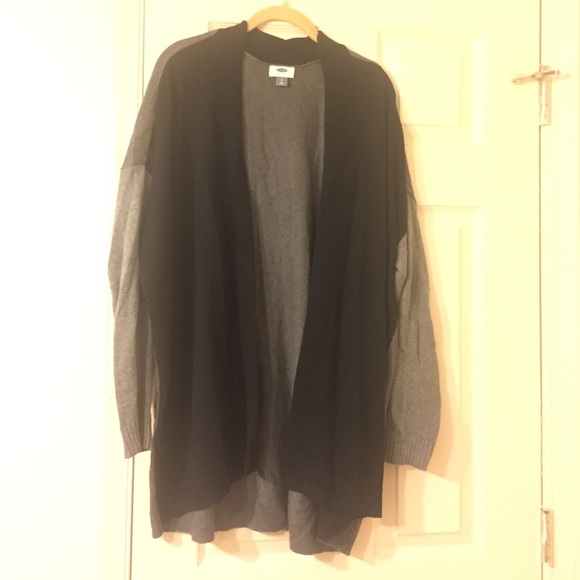 Color block cardigan