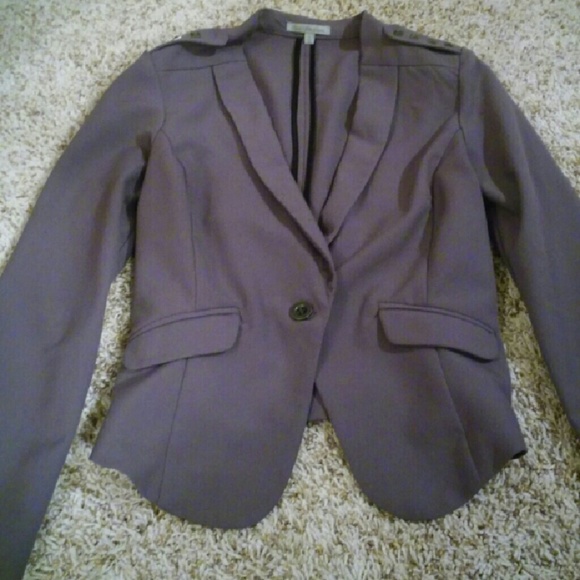 Gray blazer