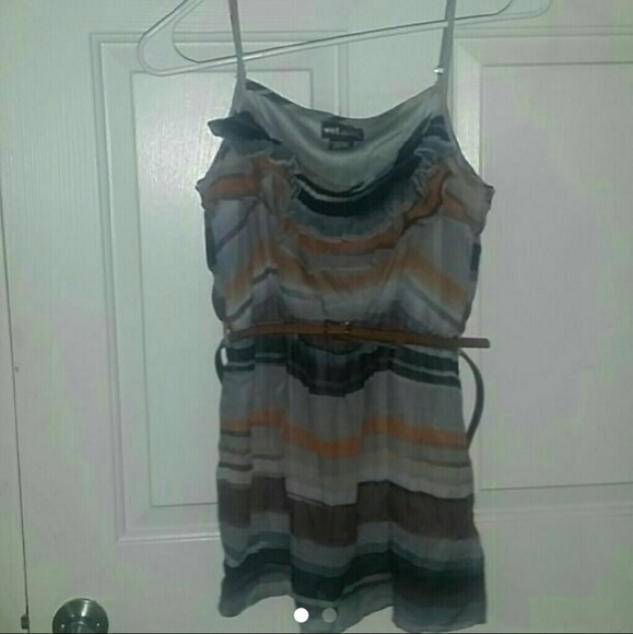 Western style spaghetti strap blouse