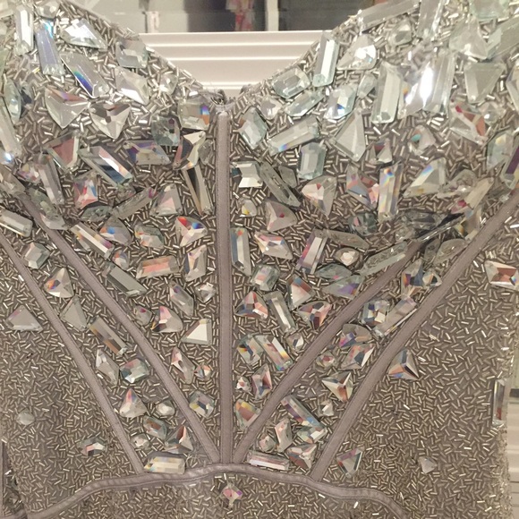 Sherri hill crystal dress