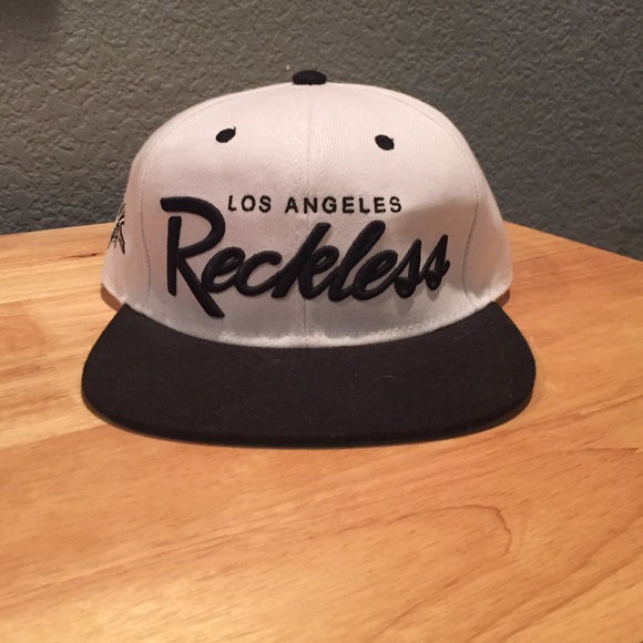 Black and White Young and Reckless Hat