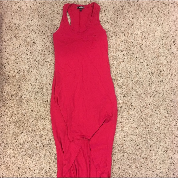Hot pink racer back maxi Express