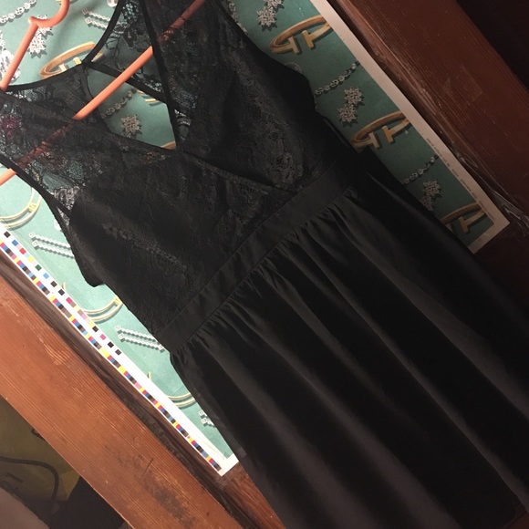 F21 Black Lace Short Dress