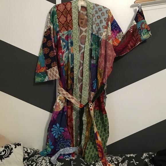 Tikka robe! Repurposed saris!