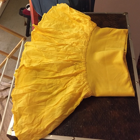 Bright yellow skirt Divided by H&M