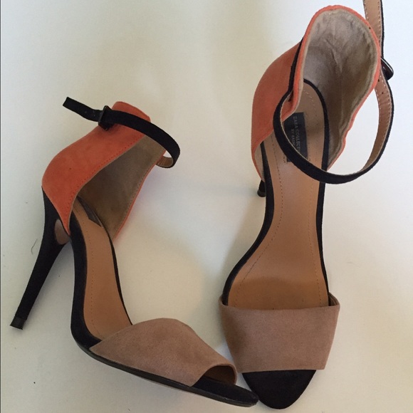 Zara suede heels